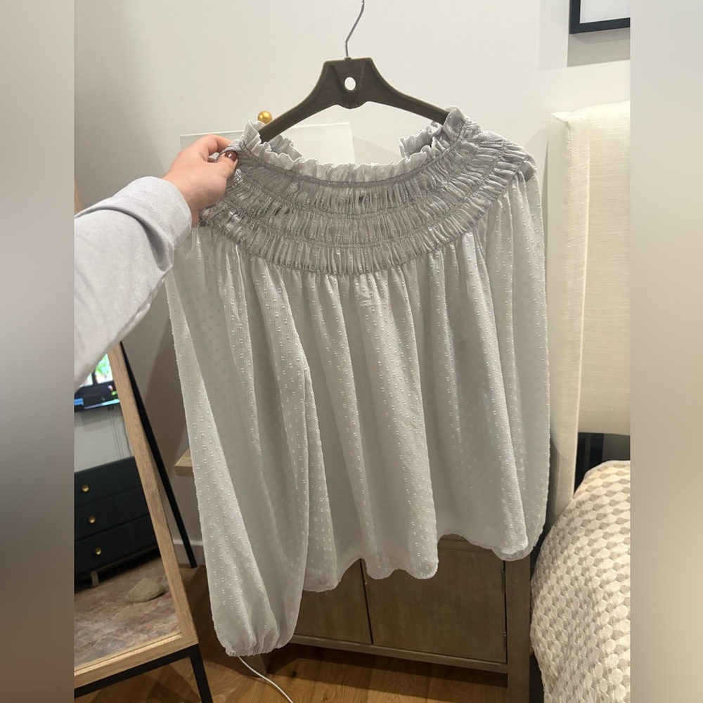 Gray Blouse